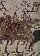 Frankeich knight in the attack on Harold, out of the carpet of Bayeux unknow artist